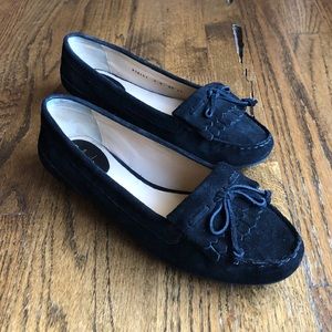 Beautiful Black Cole Haan Suede Loafers